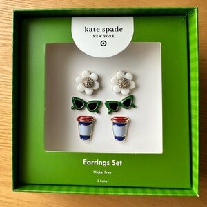 kate spade x target | Coffee, Sunglasses & Daisy Earring Set